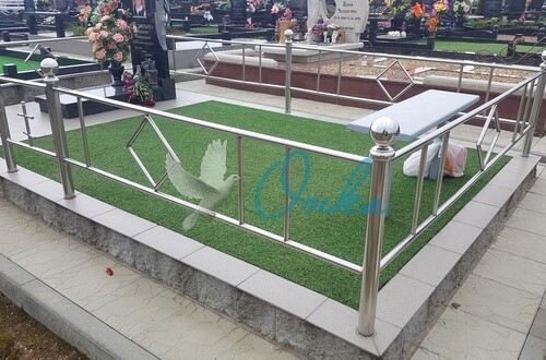 Наши ограды из нержавейки