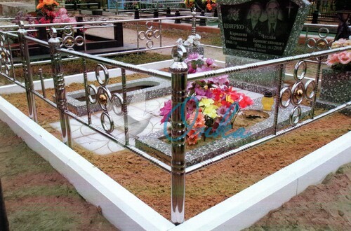 Наши ограды из нержавейки