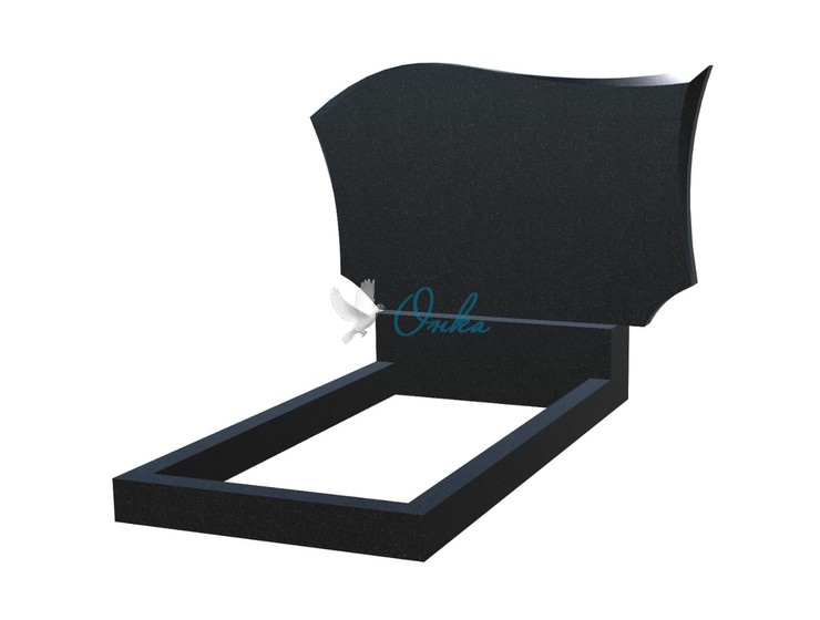 Декоративный горизонтальный памятник DP019