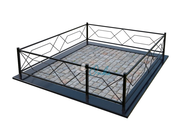 Металлическая ограда OM001