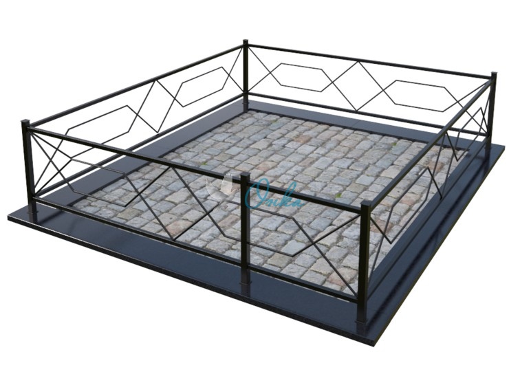 Металлическая ограда OM001