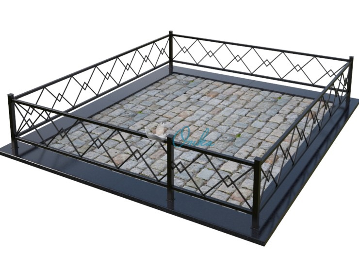 Металлическая ограда OM011