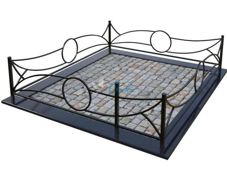 Металлическая ограда OM021