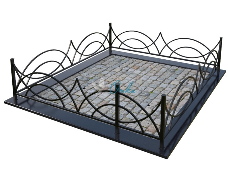 Металлическая ограда OM022