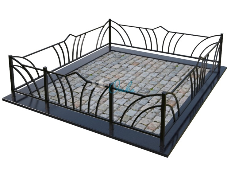 Металлическая ограда OM023