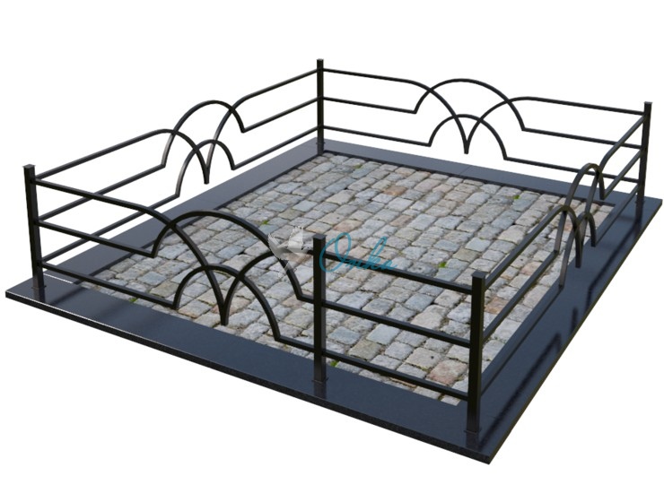 Металлическая ограда OM024